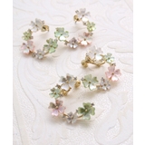 フラワーカーブピアス イヤリング 大人カジュアル | VINGTAINE | 詳細画像12