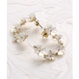 フラワーカーブピアス イヤリング 大人カジュアル | VINGTAINE | 詳細画像13