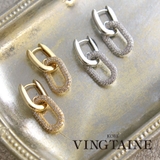 パヴェチェーンピアス アクセサリー 大人カジュアル | VINGTAINE | 詳細画像1 