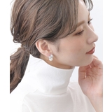 ビジューリボン×パールピアス キュービックジルコニア 可愛い | VINGTAINE | 詳細画像8