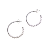 パール×フープピアス アクセサリー 大人カジュアル | VINGTAINE | 詳細画像4