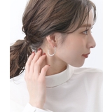 パール×フープピアス アクセサリー 大人カジュアル | VINGTAINE | 詳細画像6