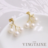 淡水パール×ブランチピアス アクセサリー 大人っぽい | VINGTAINE | 詳細画像1