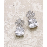 キュービックジルコニアフラワーピアス お花 CZ | VINGTAINE | 詳細画像5 