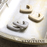ピアス パヴェ ハーフフープ | VINGTAINE | 詳細画像1
