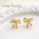 ≪再販≫ピアス イヤリング リボン | VINGTAINE | 詳細画像1 