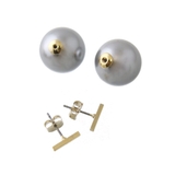 バックキャッチピアス パール メタルバー | VINGTAINE | 詳細画像18 