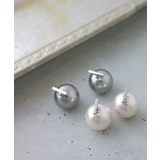 バックキャッチピアス パール メタルバー | VINGTAINE | 詳細画像5 