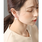 バックキャッチピアス パール メタルバー | VINGTAINE | 詳細画像6 