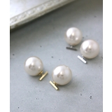 バックキャッチピアス パール メタルバー | VINGTAINE | 詳細画像8 