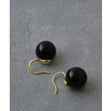 14mm ブラックボール フックピアス | VINGTAINE | 詳細画像4