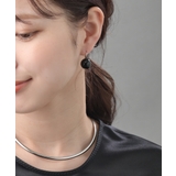 14mm ブラックボール フックピアス | VINGTAINE | 詳細画像6