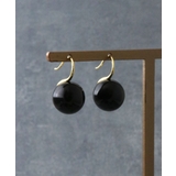 14mm ブラックボール フックピアス | VINGTAINE | 詳細画像8