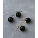 14mm ブラックボール フックピアス | VINGTAINE | 詳細画像10