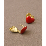 キャッチレスピアス リバーシブル ぷっくりハート | VINGTAINE | 詳細画像3