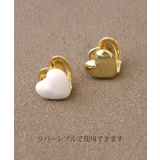 キャッチレスピアス リバーシブル ぷっくりハート | VINGTAINE | 詳細画像7