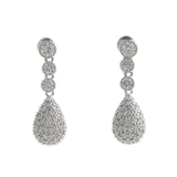 ティアドロップパヴェピアス イヤリング キュービックジルコニア | VINGTAINE | 詳細画像2 