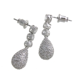 ティアドロップパヴェピアス イヤリング キュービックジルコニア | VINGTAINE | 詳細画像3 