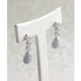 ティアドロップパヴェピアス イヤリング キュービックジルコニア | VINGTAINE | 詳細画像6 