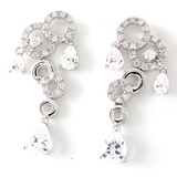 ゴージャスリングピアス■ブライダル・パーティーアクセサリー P2-SET3 | VINGTAINE | 詳細画像2 