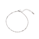 シルバー | ブレスレット ステンレス チェーン | VINGTAINE