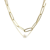 ゴールド | ネックレス 2連 パール | VINGTAINE