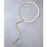 ステンレス パール Y字ネックレス | VINGTAINE | 詳細画像5