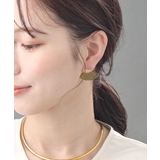 ピアス 扇型プレート ステンレスアクセ | VINGTAINE | 詳細画像2 