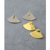 ピアス 扇型プレート ステンレスアクセ | VINGTAINE | 詳細画像5 