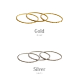 リング 3本セット ステンレス | VINGTAINE | 詳細画像2 