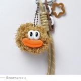 ブラウン | ファニーフェイスモンスターバッグチャーム | Vita Felice