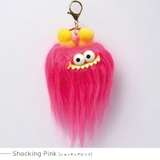 ショッキングピンク | ロングヘア―モンスターバッグチャーム | Vita Felice