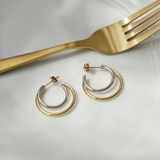 ダブルフープピアス | Vita Felice | 詳細画像1 