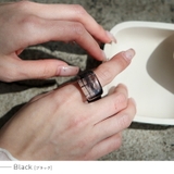 ブラック | スクエアクリアカラーリング | Vita Felice