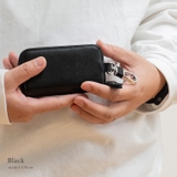 ブラック | 牛革キーケース【Depral/デプラル】 | Vita Felice