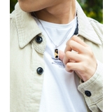 ベージュ | レオパードプレートチェーンネックレス MO19WN10-MG6800 | WEGO【MEN】