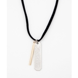 レザーバープレートネックレス MO20SM04-MG2397 | WEGO【MEN】 | 詳細画像2