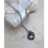 ブルー | ミニトリプルリングチェーンネックレス | WEGO【MEN】