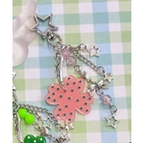 ピンク | ドットクローバービーズキーホルダー | WEGO【WOMEN】