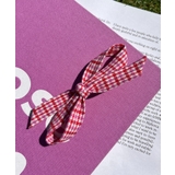 ピンク | 【WC】チェックリボンヘアピン | WEGO【WOMEN】