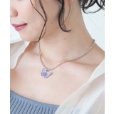 パープル | バタフライチェーンネックレス 韓国 韓国ファッション | WEGO【WOMEN】