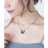 ブラック | バタフライチェーンネックレス 韓国 韓国ファッション | WEGO【WOMEN】