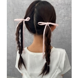 ライトピンク | L2Pロングリボンヘアクリップ | WEGO【WOMEN】