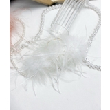 ホワイト | Lフェザーバンスクリップ | WEGO【WOMEN】