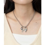 LBIGモチーフボールチェーンネックレス | WEGO【WOMEN】 | 詳細画像1