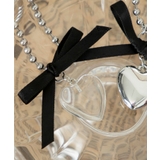 柄1 | Lチェーンリボンハートネックレス | WEGO【WOMEN】