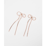 Lチェーンリボンピアス | WEGO【WOMEN】 | 詳細画像2