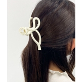 ホワイト | Lアクリルリボンバンス | WEGO【WOMEN】