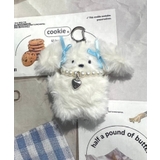 ブルー | ぷりりんわんこぬいぐるみキーホルダー | WEGO【WOMEN】