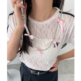 ピンク | リボンチェーンストラップ | WEGO【WOMEN】